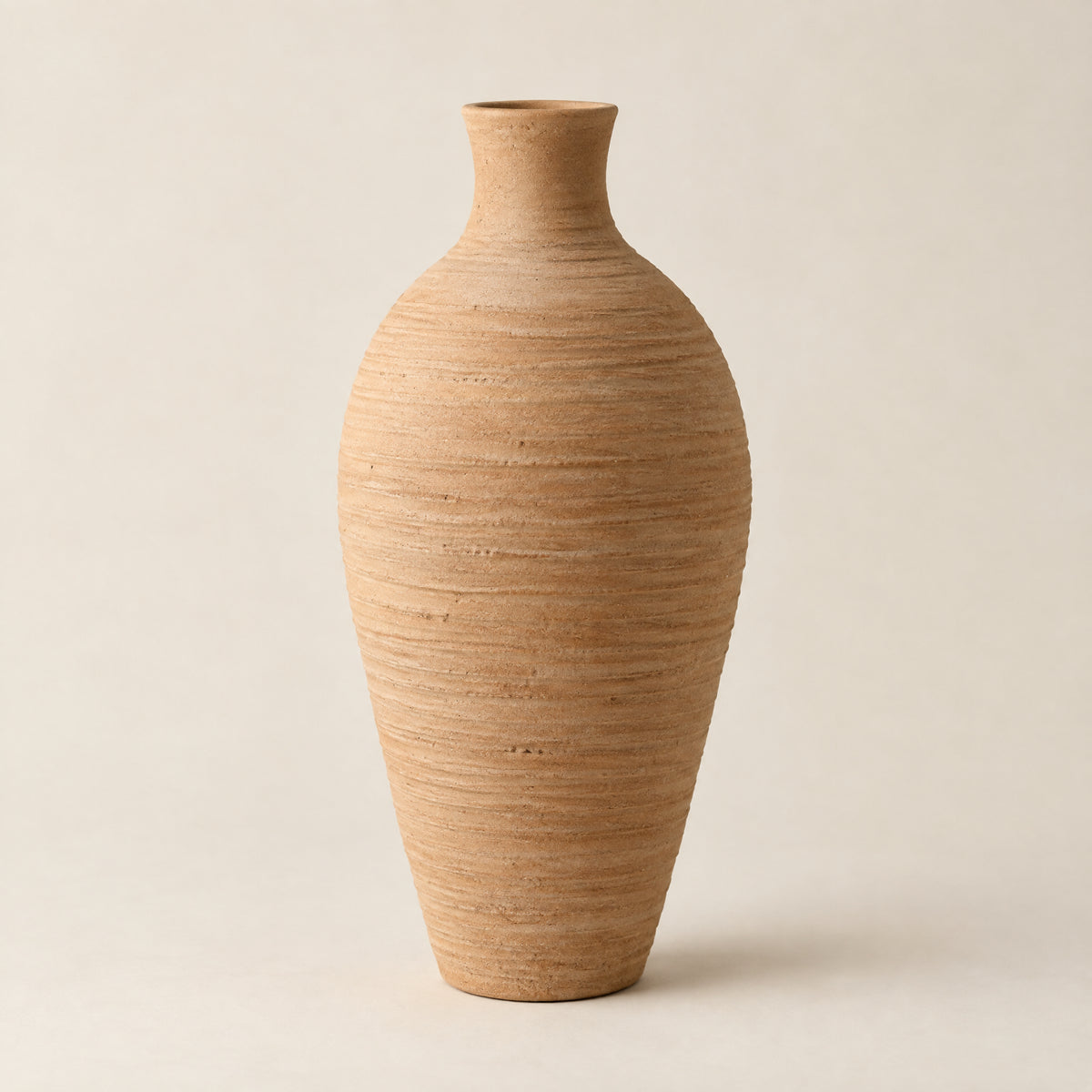 Sahara Terra - Sand Beige Terracotta Vase